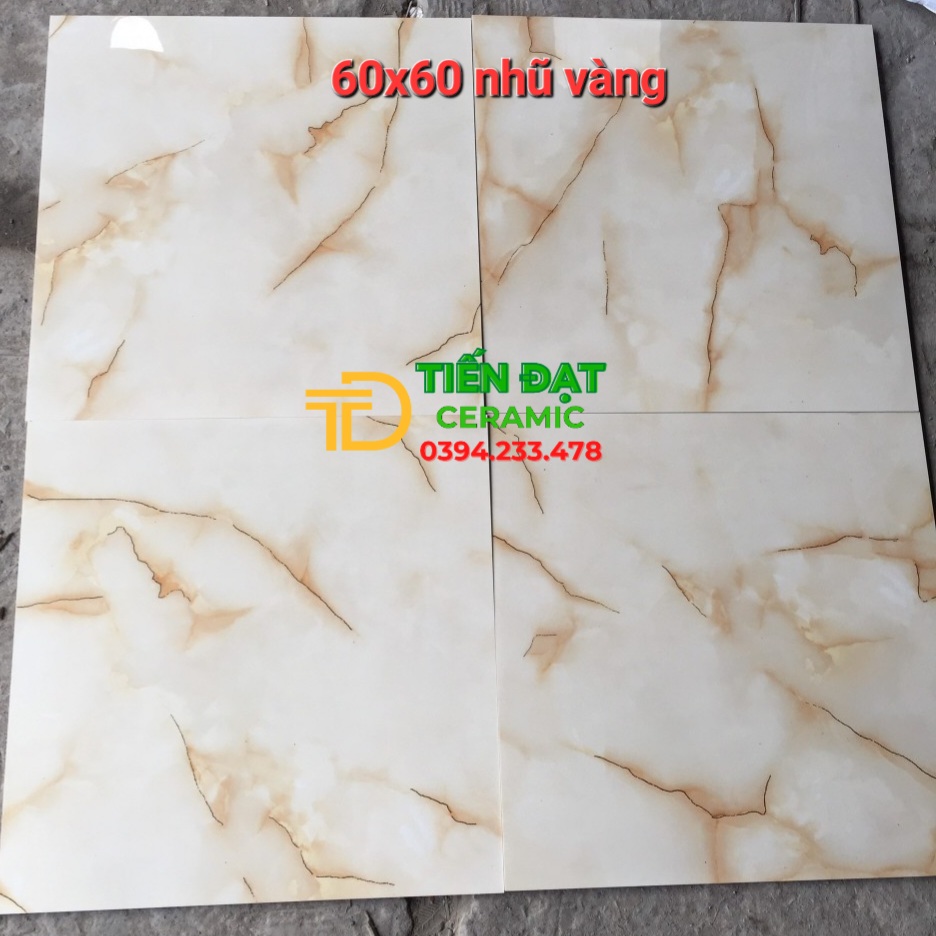 Gạch Nhập Khẩu TQ 60x60 Khắc Kim Lát Phòng Khách