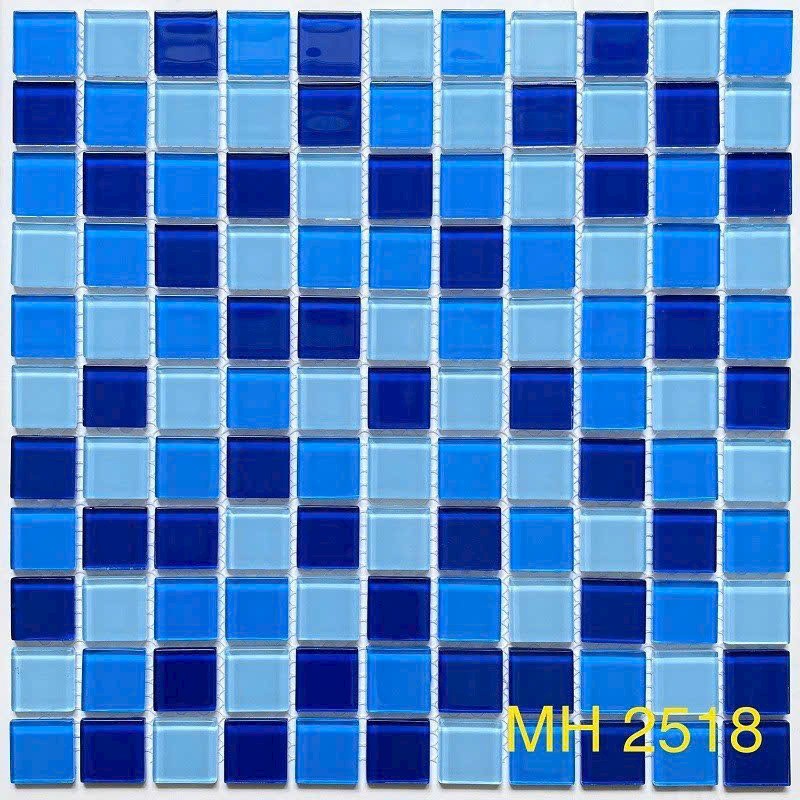 Gạch Trung Quốc 30x30 Xanh Đậm Nhạt Mosaic 