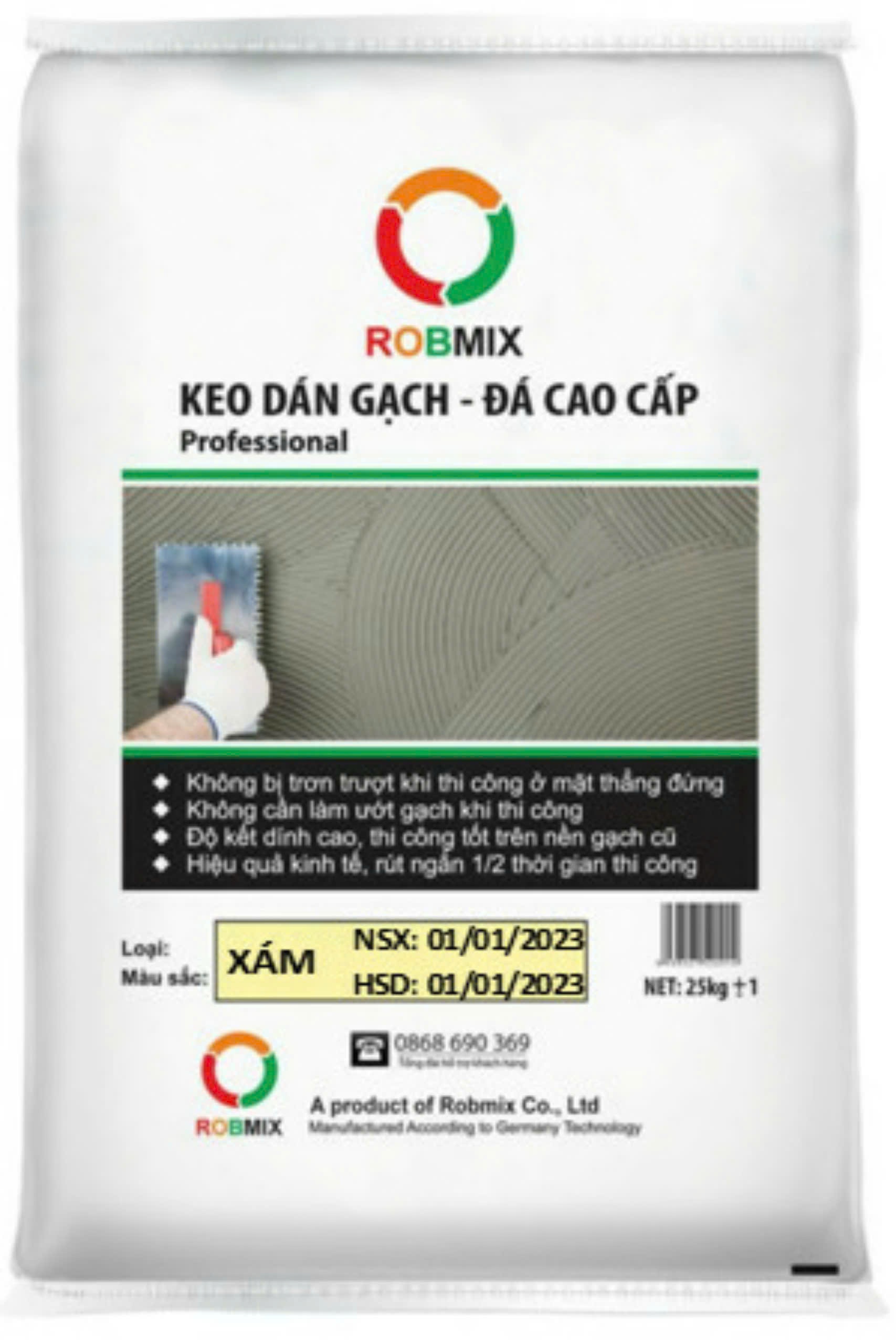 Keo Dán Gạch Khổ Lớn Cao Cấp ROBMIX