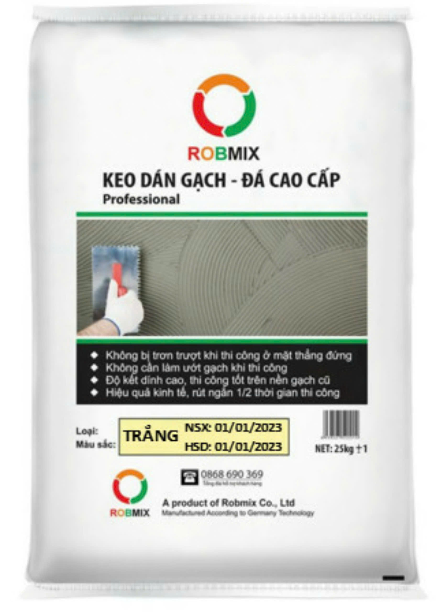 Tổng Kho Keo Robmix Dán Gạch Ốp Tường Lát Nền