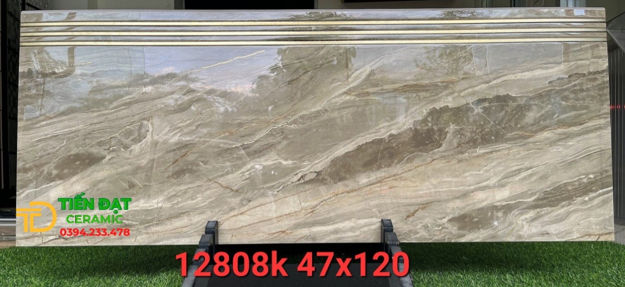 đá Granite 47x120 ốp lát bậc tam cấp nhũ vàng