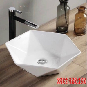 Chậu Lavabo Sứ Đặt Bàn Kim Cương