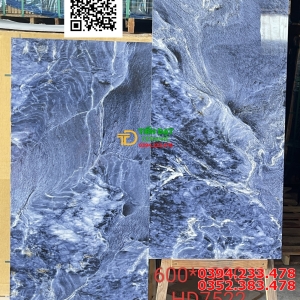 Đá Bóng Kiếng 60x120 Vân Xanh Mẫu Mới Nhất