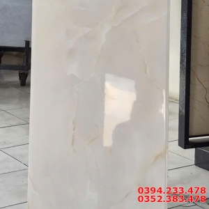 Đá Bóng Kiếng TQ 40x80 Ốp Tường Vân Vàng Mẫu Mới
