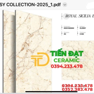 Đá Bóng Kiếng Vi Tinh 80x160 Vân Vàng Mới Nhất