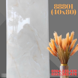 Đá Bóng Kính Granite 40x80 TQ Trắng Vân Vàng Giá Rẻ