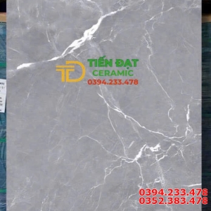 Đá Bóng Kính Kim Cương 80x160 Xám Vân Trắng
