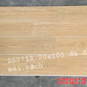 Đá Đồng Chất 20x100 Lát Phòng Ngủ Vân Vàng Giả Gỗ