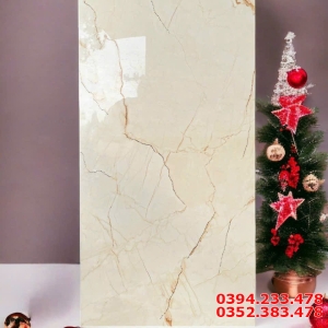 Đá Đồng Chất 40x80 Ốp Phòng Khách Vàng Khắc Kim