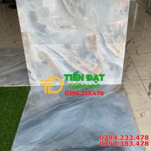 Đá Đồng Chất TQ 80x80 Ốp Lát Phòng Khách Kim Tuyến