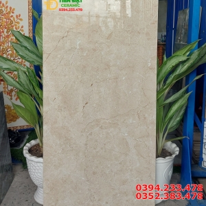 Đá Granite Bóng Kiếng 60x120 Vân Vàng Nhạt 