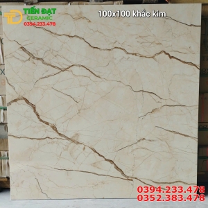 Đá Granite Cao Cấp 100x100 Nhập Khẩu Khắc Kim