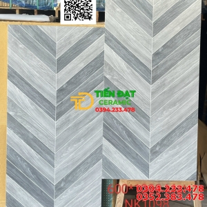 Đá Marble 60x120 Vân Xám Giả Gỗ Lát Phòng Ngủ 