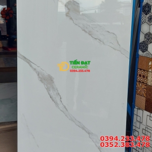 Đá Marble Cao Cấp 60x120 Ốp Lát Trắng Vân Khói Giá Rẻ