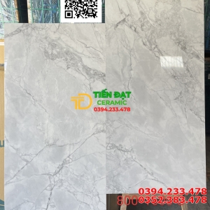 Đá Marble Lumix Grey 80x160 Vân Xám Bóng Kiếng 