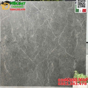 Đá Mờ Lát Nền 60x60 Xám Vân Nhẹ Mẫu Mới 