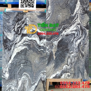 Gạch Ấn Độ Cao Cấp 60x120 Lát Nền Xám Trắng Giả Đá