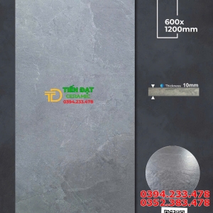 Gạch Apodio Cao Cấp 60x120 Đá Mờ Tinh Thể  Xám Đá