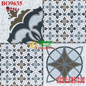 Gạch Bông Giả Cổ 30x30 Trang Trí Prime Giá Rẻ