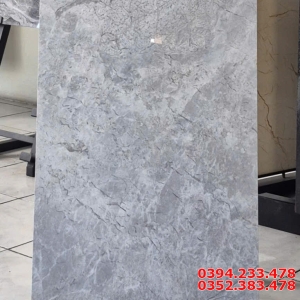 Gạch Bóng Kiếng 40x80 Vân Xám Đậm Ốp Tường