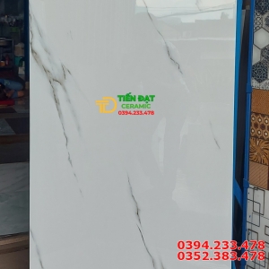 Gạch Bóng Kiếng 60x120 Trắng Vân Khói Sale Giá Rẻ