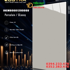 Gạch Bóng Kiếng 60x120 Vân Mầu Xám Mới Nhất 