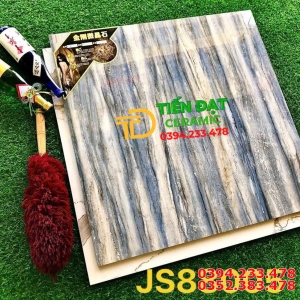 Gạch Bóng Kiếng 80x80 Lát Nền Nhũ Vàng TQ