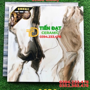 Gạch Bóng Kiếng Khắc Kim 80x80 TQ Ốp Lát Biệt Thự