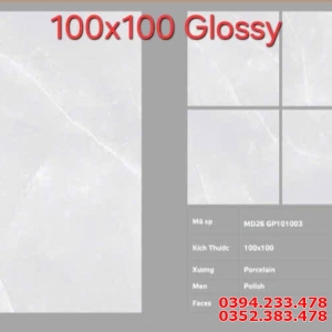 Gạch Bóng Kiếng Kim Cương 100x100 Vglacera Cao Cấp