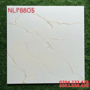 Gạch Bóng Kiếng Kim Cương 80x80 Trắng Vân Vàng Sale Giá Rẻ