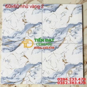Gạch Bóng Kiếng TQ Nhũ Vàng 60x60 Ốp Lát Đại Sảnh Lớn