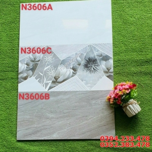 Gạch Bóng Kính 30x60 Bộ Đậm Nhạt Vân Giả Đá