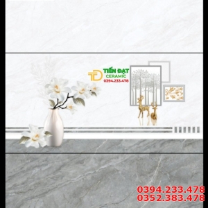 Gạch Bóng Kính 30x60 Vân Xám Đá Bộ Đậm Nhạt