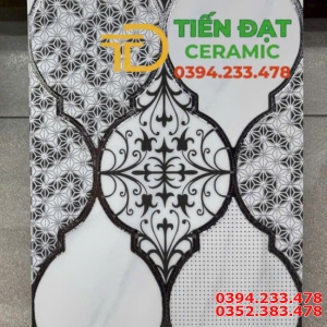 Gạch Bóng Kính TQ 30x60 Nhũ Bạc Trang Trí Phòng Khách