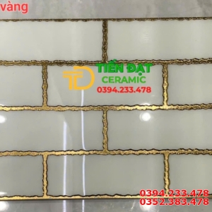 Gạch Cao Cấp 20x40 Trang Trí Nhũ Vàng TQ