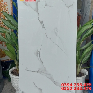 Gạch Cao Cấp 60x120 Trắng Vân Mây Mẫu Mới