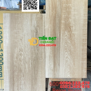 Gạch Cao Cấp 60x120 Vân Gỗ Hiệu Ứng Beige Wood