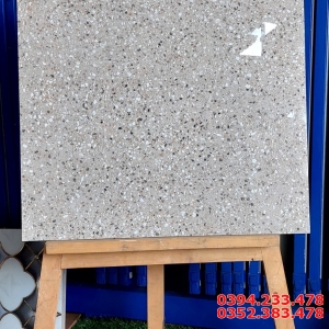 Gạch Cao Cấp 60x60 Terrazzo Bóng Kiếng Mới Đẹp
