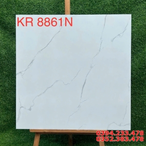 Gạch Cao Cấp 80x80 Trắng Vân Ốp Lát Phòng Khách