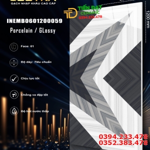 Gạch Cao Cấp Giả Gỗ 60x120 Ốp Lát Ấn Độ