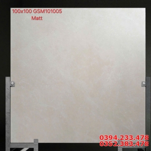 Gạch Cao Cấp Viglacera 100x100 Vân Vàng Kem Ốp Lát