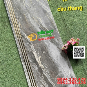 Gạch Cầu Thang Cao Cấp 47x120 Chạy Rãnh Khắc Kim Mẫu Mới