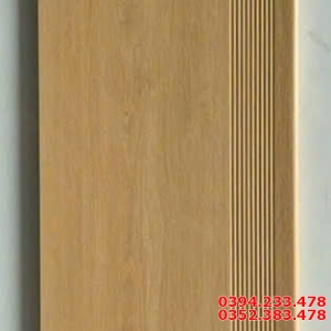 Gạch Cầu Thang TQ 30x120 Vân Vàng Giả Gỗ Mẫu Mới Nhất