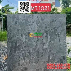 Gạch Đá Khổ Lớn 100x100 Vân Xám Đá Ốp Mặt Tiền Cột 