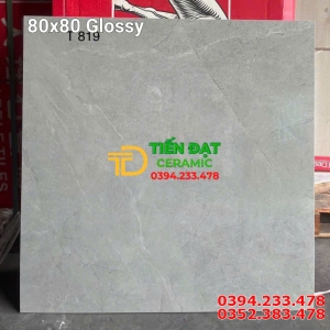 Gạch Đá Lát Nền TQ 80x80 Vân Xám Giả Đá Mẫu Mới