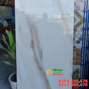 Gạch Đá Marable 80x160 Trắng Vân Vàng Mẫu Mới