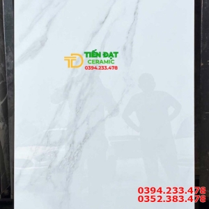 Gạch Đá Marble Bóng Kiếng 80x160 Trắng Vân Mây 