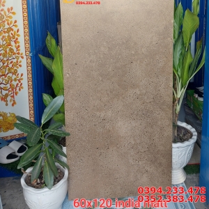 Gạch Đá Mờ 60x120 Mầu Đồng Hiệu Ứng Cao Cấp