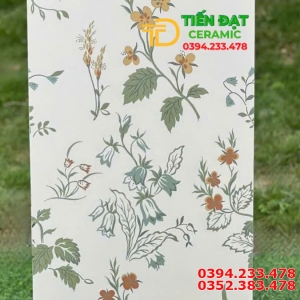 Gạch Đá Mờ Trung Quốc 40x80 Trắng Hoa Văn Mẫu Mới Nhất