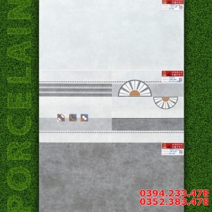 Gạch Đá Prime 30x60 Vân Xám Mờ Matt Ốp Lát